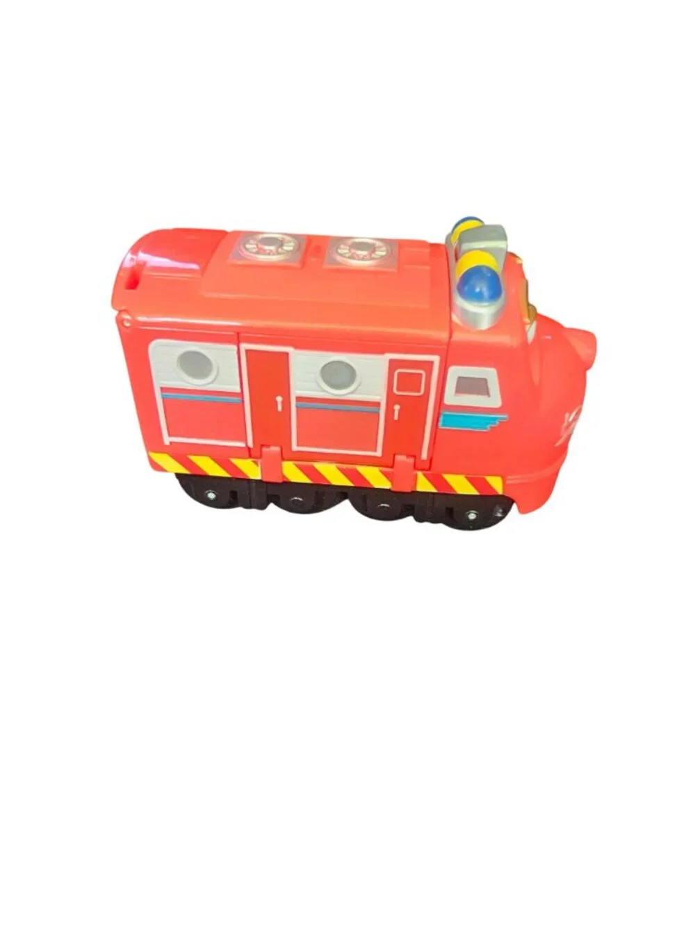 Chuggington Pop & Transform Deluxe Rescue Wilson Toy Train With Movable Crane Ar